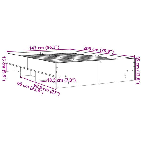 Savutammi Bettgestell Hristudora 140x200cm (Holz)