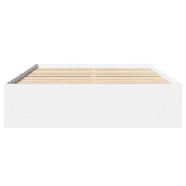 Weißes Bettgestell Hristudora 120x200cm (Holz)