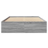 Graues Bettgestell Hristudora 120x200cm (Holz)