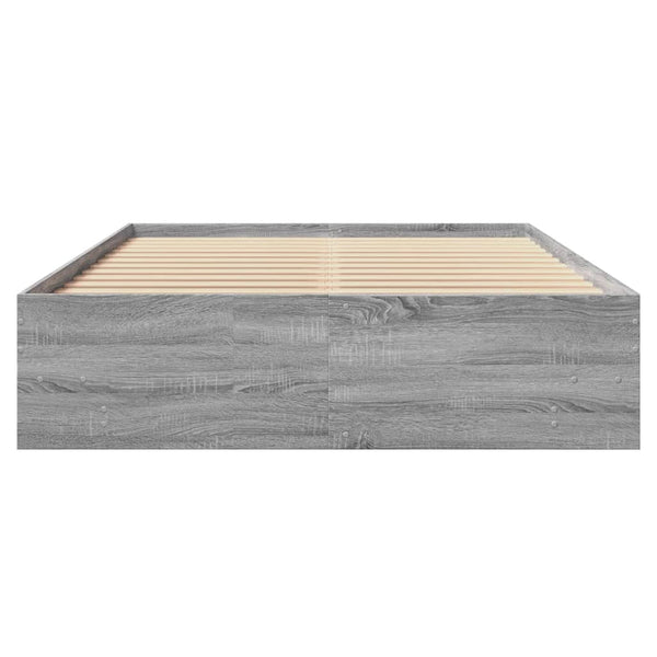 Graues Bettgestell Hristudora 120x200cm (Holz)