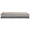 Graues Bettgestell Hristudora 120x200cm (Holz)