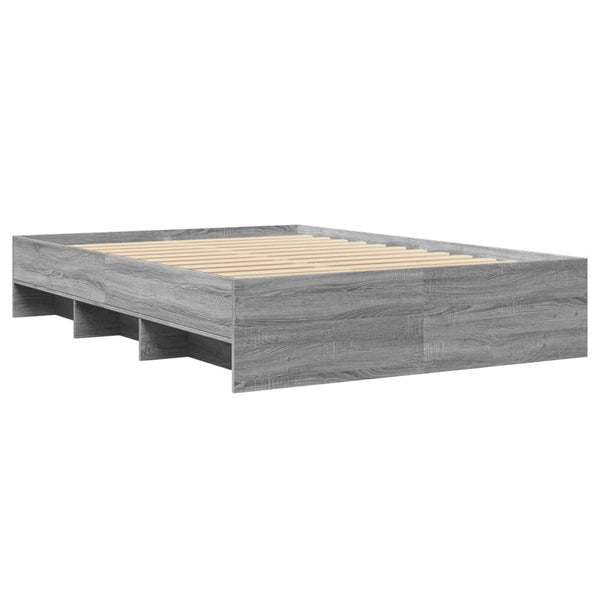 Graues Bettgestell Hristudora 120x200cm (Holz)