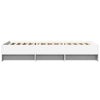Weißes Bettgestell Hristudora 100x200cm (Holz)
