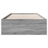 Graues Bettgestell Hristudora 100x200cm (Holz)