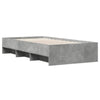 Bettgestell Hristudora 90x200cm (Holz) Betongrau