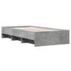 Graues Bettgestell Hristudora 90x200cm (Holz)