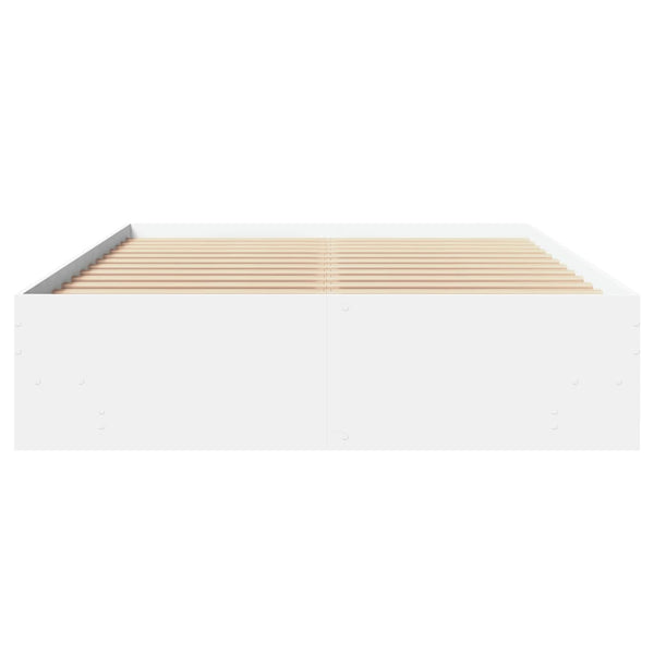 Bettgestell Hristudora 135x190cm weiß (Holz)