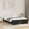Schwarzes Bettgestell Hristudora 120x190cm (Holz)
