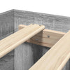 Graues Bettgestell Hristudora 120x190cm (Holz)