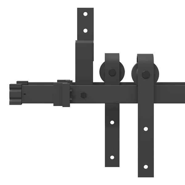 Schiebetürbeschlag Collete Stahl schwarz 152,5 cm
