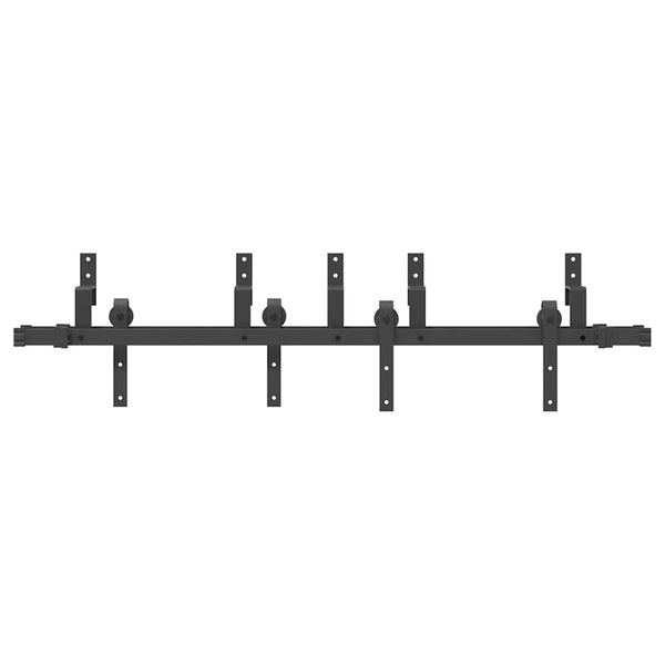 Schiebetürbeschlag Collete Stahl schwarz 152,5 cm