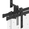 Schiebetürbeschlag Collete Stahl schwarz 152,5 cm