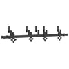 Schwarzes Schiebetür-Montageset Stahl Gugu 152,5 cm