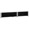 Schwarzer Blumenkasten Terese 80x60cm (Kiefer)