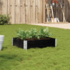 Schwarzer Blumenkasten Terese 80x60cm (Kiefer)