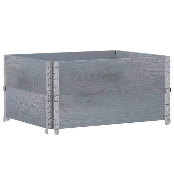 Blumenkasten Terese 80x60cm grau (Kiefer)