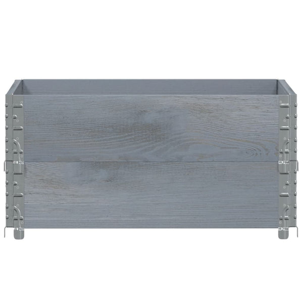 Blumenkasten Terese 80x60cm grau (Kiefer)