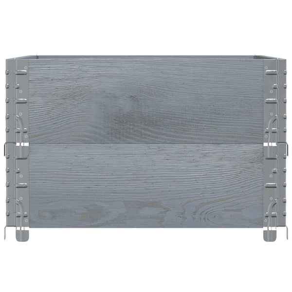 Blumenkasten Terese 80x60cm grau (Kiefer)