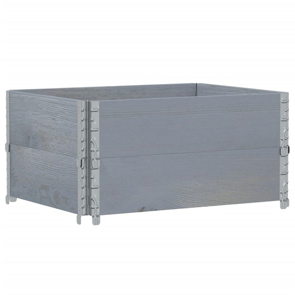 Blumenkasten Terese 80x60cm grau (Kiefer)