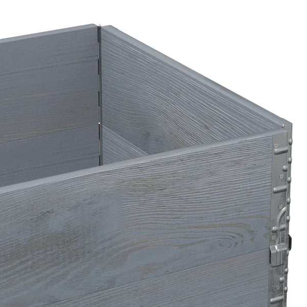 Blumenkasten Terese 80x60cm grau (Kiefer)
