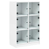 Weißer Schrank mit Türen Seghie 68x37x109cm (Holz)