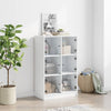 Weißer Schrank mit Türen Seghie 68x37x109cm (Holz)