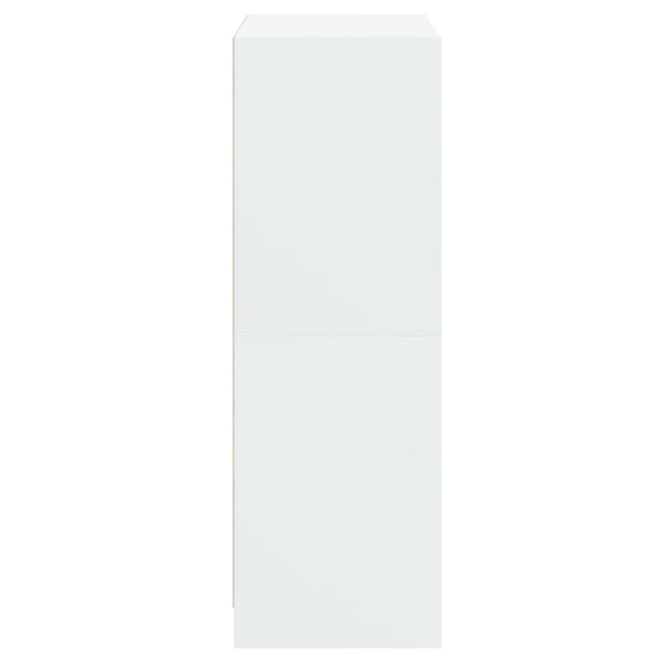 Weißer Schrank mit Türen Seghie 68x37x109cm (Holz)