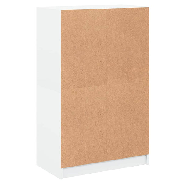 Weißer Schrank mit Türen Seghie 68x37x109cm (Holz)