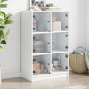Weißer Schrank mit Türen Seghie 68x37x109cm (Holz)