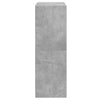Betongrauer Schrank mit Türen Seghie 68x37x109cm (Holz)