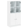 Weißer Schrank mit Türen Jasiah 68x37x142cm (Holz)