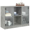Betongraues Sideboard Buzoescu 102x37x75,5cm (Holz)