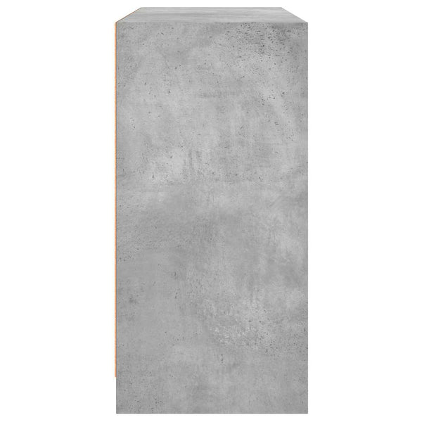 Betongraues Sideboard Buzoescu 102x37x75,5cm (Holz)