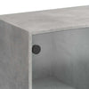 Betongraues Sideboard Buzoescu 102x37x75,5cm (Holz)