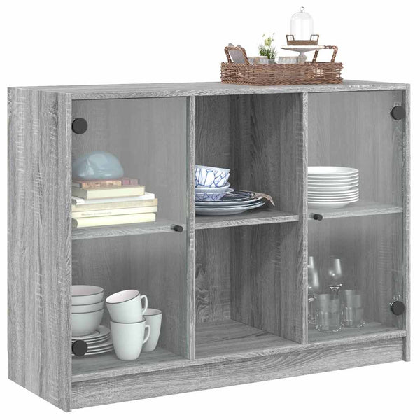 Harmaa senkki Buzoescu 102x37x75,5cm (puinen)