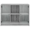 Harmaa senkki Buzoescu 102x37x75,5cm (puinen)
