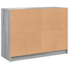 Harmaa senkki Buzoescu 102x37x75,5cm (puinen)