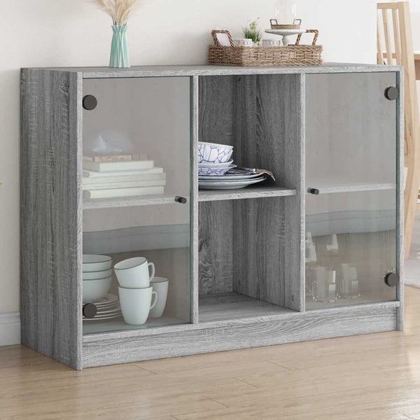 Harmaa senkki Buzoescu 102x37x75,5cm (puinen)