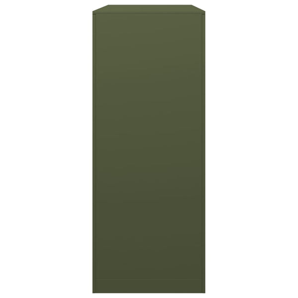 Vihreä polttopuuteline Izidora 100x40x100cm (teräs)