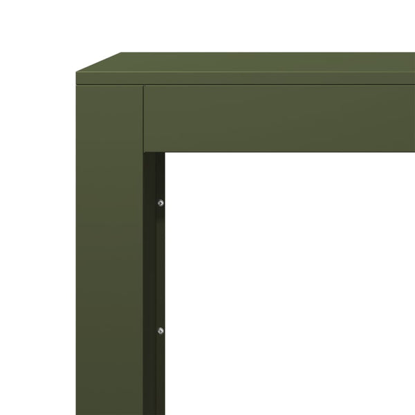 Vihreä polttopuuteline Izidora 100x40x100cm (teräs)