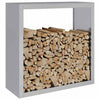 Verzinktes Kaminholzregal Izidora 100x40x100cm (Stahl)