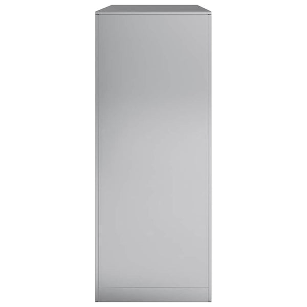 Verzinktes Kaminholzregal Izidora 100x40x100cm (Stahl)