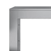 Verzinktes Kaminholzregal Izidora 100x40x100cm (Stahl)