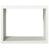 Valkoinen polttopuuteline Izidora 100x40x80cm (teräs)