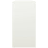 Valkoinen polttopuuteline Izidora 100x40x80cm (teräs)