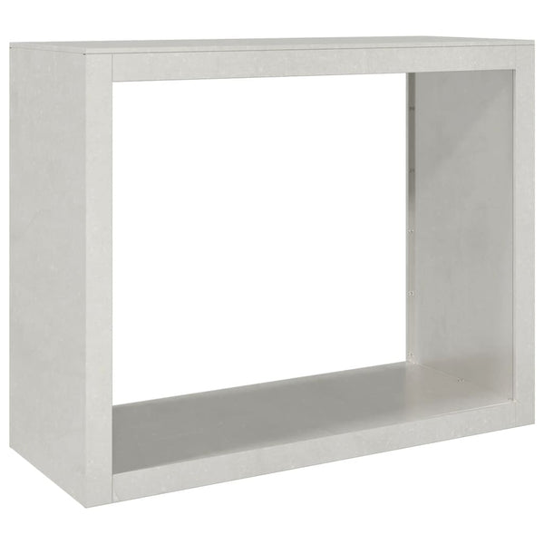 Kaminholzregal Izidora aus Edelstahl 100x40x80cm