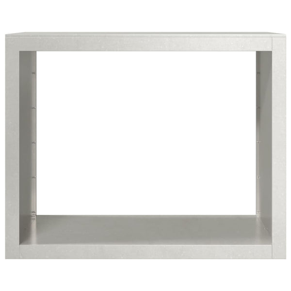 Kaminholzregal Izidora aus Edelstahl 100x40x80cm