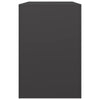 Schwarzes Brennholzregal Izidora 100x40x60cm (Stahl)