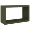 Grünes Kaminholzregal Izidora 100x40x60cm (Stahl)