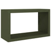 Grünes Kaminholzregal Izidora 100x40x60cm (Stahl)